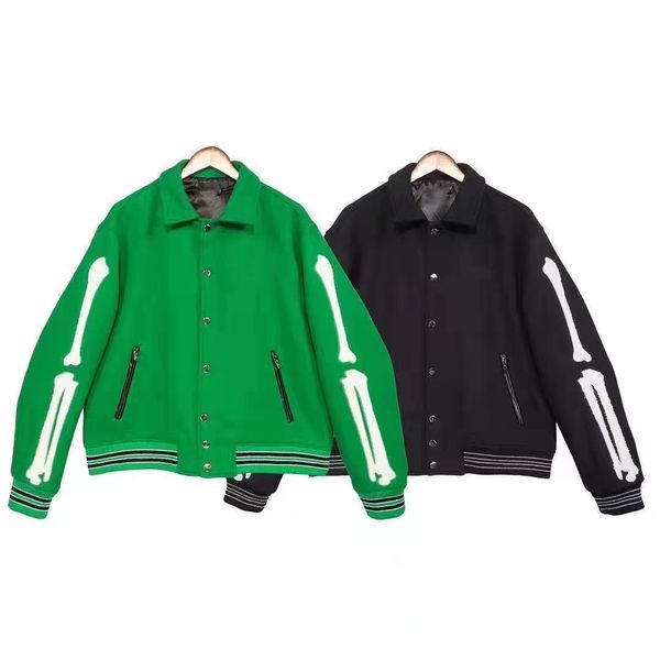 

mens jackets baseball uniform hip hop fashion long sleeve outwear coats man womens top, Black;brown