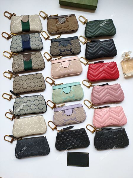 

tz coin purse lipstick bags canvas classic stripe red green ribbon bronze hardware clasp mini ophidia series key case zipper closure wallets, Red;blue
