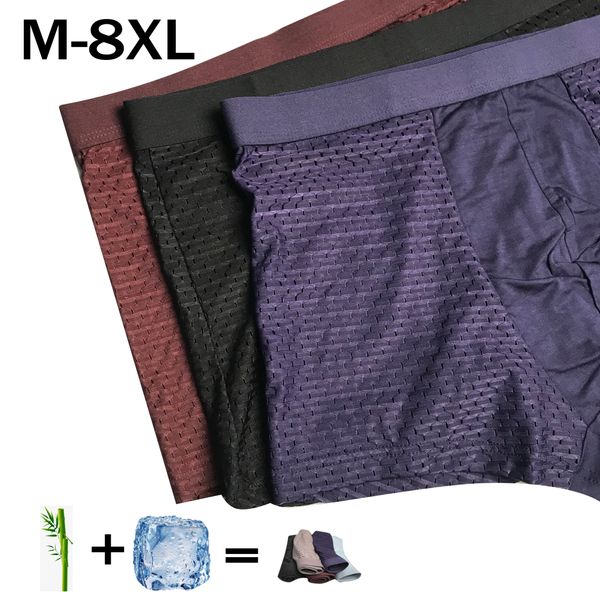 

underpants 9xl 10xl 4pcs lot bamboo fiber men s boxer pantie underpant plus size xxxxl large shorts breathable underwear 5xl 6xl 7xl 8xl 230, Black;white