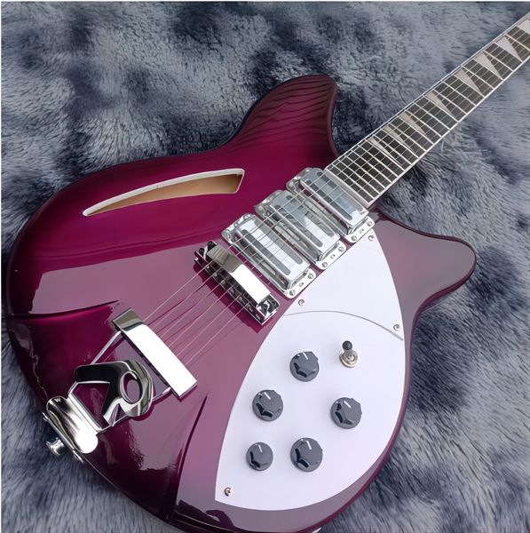 

wholesale guitar new arrival chocolate 325 330 electric guitar 3 pickups hot