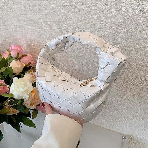 

abottegas vneta jodie mini teen intrecciato designer tote handbag for women trendy and versatile woven bag fashionable one shoulder underarm