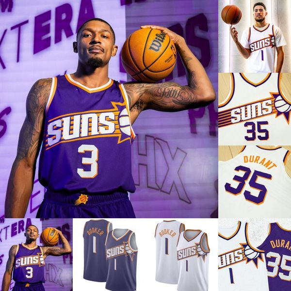 

phoenix devin 1 booker sun 2023 icon edition basketball jersey keven 35 durant mikal 25 bridges deandre 22 ayton chris 3 paul dan 9 majerle, Black;red