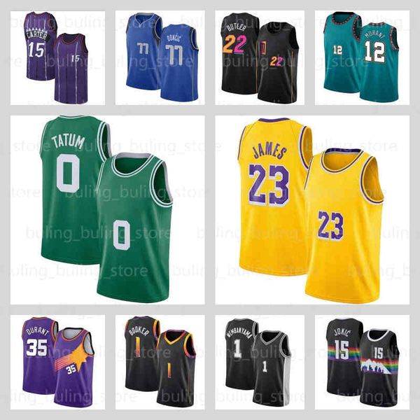 

jimmy butler basketball jersey 14 22 tyler herro 2023 dwyane wade lebron james jerseys jayson tatum 1 35 devin booker kevin durant 0 23 6 dw, Black;red
