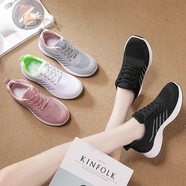 

flat soft running black white shoes grey pink green lifestyle shock absorption designer fashion outdoor house famous soft trainer868224