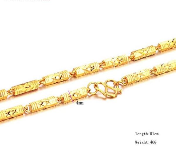 

100 18k yellow gold filled square link chain necklace figaro chain9482927, Silver