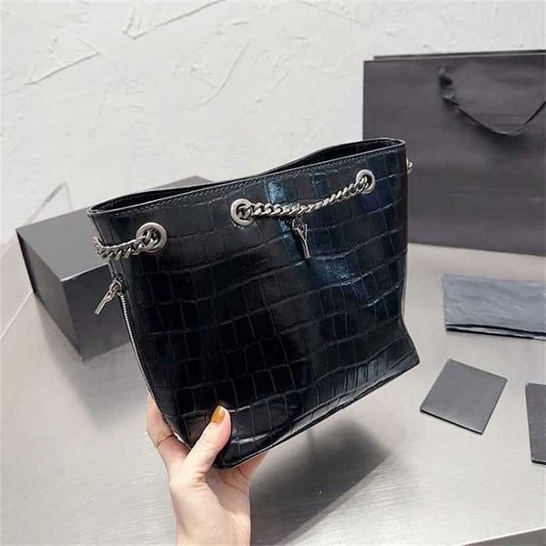 

lady buckle bags designer women leather shoulder bag fashion chain black crossbody purses lager luxurys handbags 230104