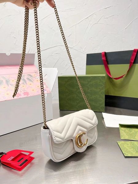 

classic luxurys designers handbag 3 size real genuine leather bags with serial number women fashion marmont cross body