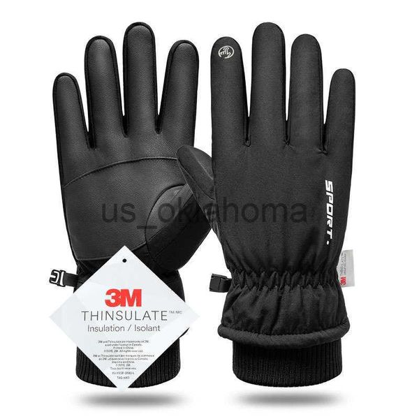 

ski gloves winter warm ski gloves man thickening outdoor windproof waterproof touch screen coldproof sports cycling gloves women j230802