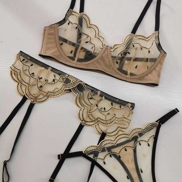 

lace thin lingerie bra set, Black;white