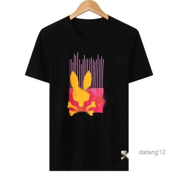 

psycho bunny transportation men t shirt classic chest small skeleton rabbit american designer shirts street fashion brand 2 ih8h, White;black