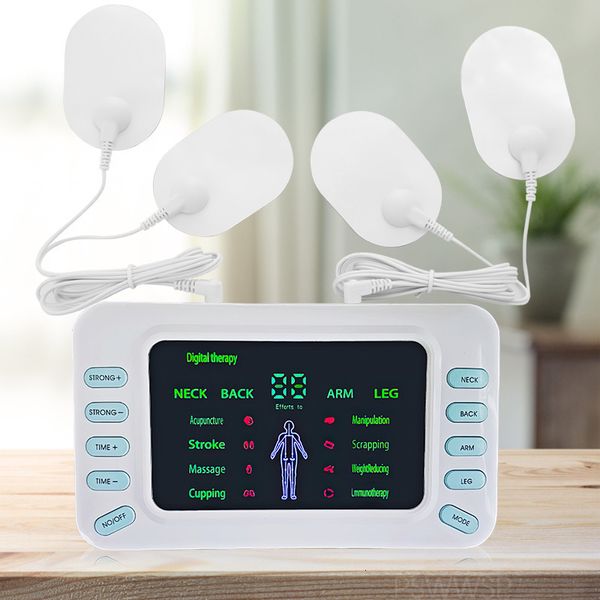 

other massage items 8 mode electric tens muscle stimulator ems acupuncture body back massager digital therapy herald tool electrostimulator