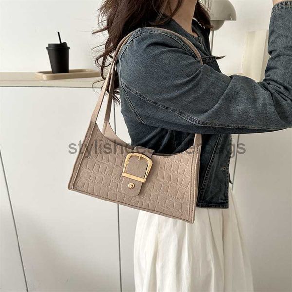 

shoulder bags this year's popular law stick underarm bag for women 2023 new spring/summer niche design bag high-end feeling one shoulde