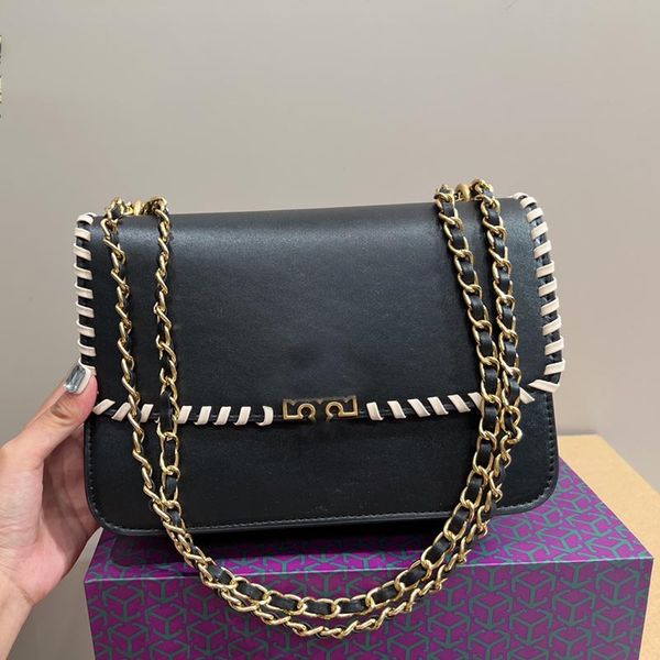 

designer bag hand woven shoulder bag women vintage chain bag flap cross body messenger bags purse braid luxury bag genuine leather interior