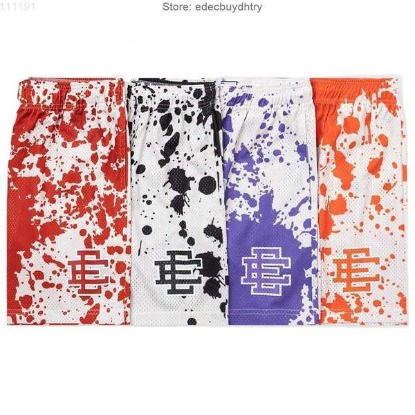 

hpz9 men's shorts luxury ee drawstring loose street couple pants mesh breathable sports fitness jogging short, White;black