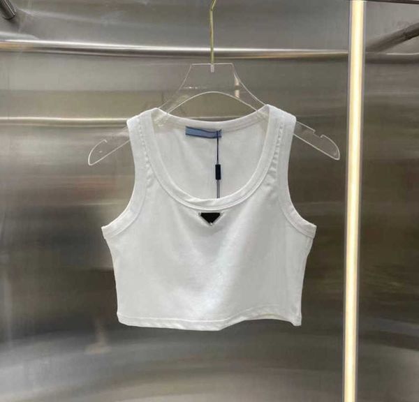 

women t shirt designer clothes shirts woman womens oversized tshirt tees cotton fabric letter fashion underwaist sleeveless short stylet new, White