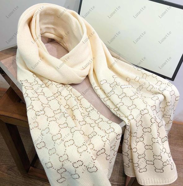 

designer scarf womens shawl wraps fashion scarves wool diamond double letter temperament scarf winter warm headband shawl 170 * 65, Blue;gray