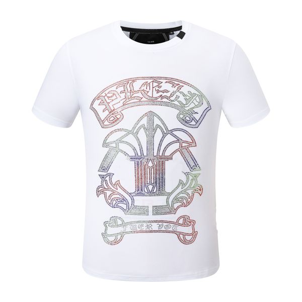 

2023ss luxury men's fashion designer pp t-shirt printed short sleeve hip hop clothing asian size m-3xl pp2149, White;black