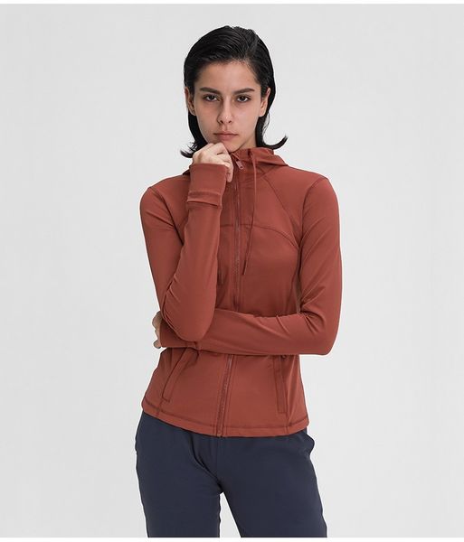 

women's jacket hoodie with hood thickened sports zipper casual running coat top
