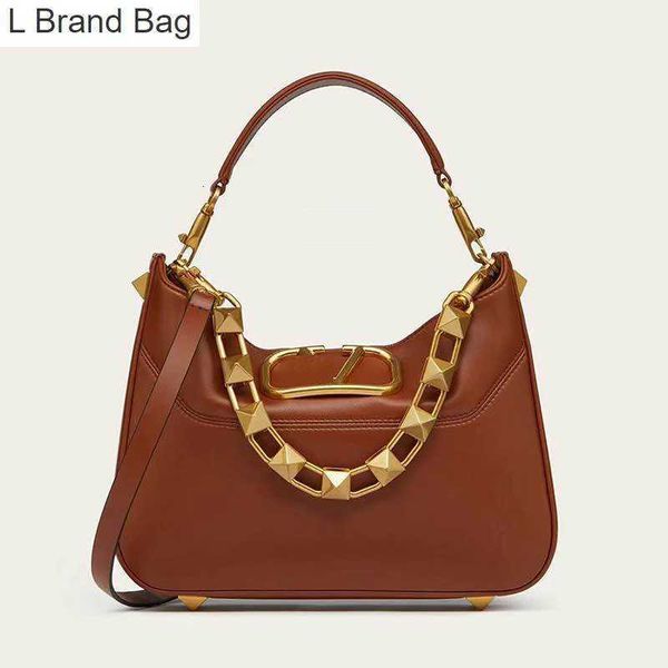 

l bag khaki crossbody bag designer handbags the totes bags women luxurys leather shoulder messenger clutch wallet purse metal chain tote bag, Black