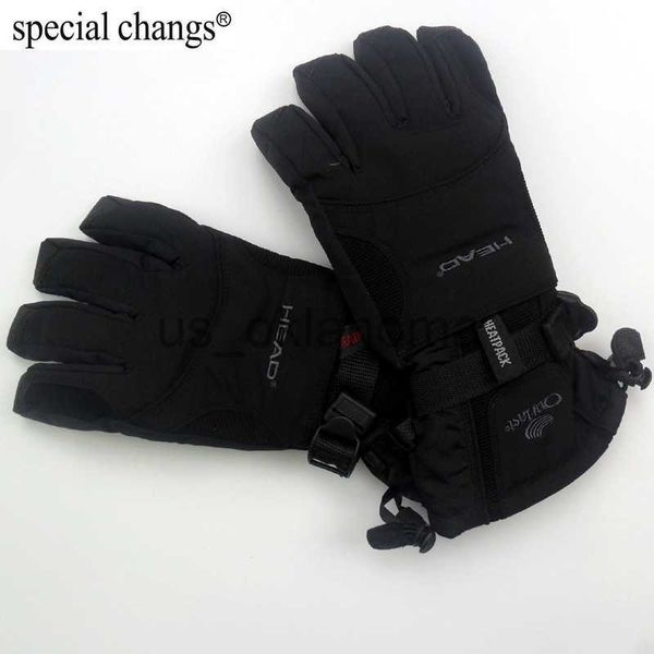 

ski gloves professional head allweather waterproof thermal skiing gloves for men motorcycle winter waterproof sports outdoor j230802