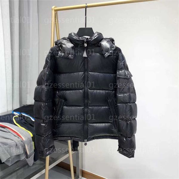 

designer down jacket men clothing mens puffer jackets warm cozy winter outdoor windproof coldproof casual and business downs designers clot, Black