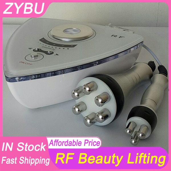 

portable 2in1 radio frequency slimming machine rf facial beauty device skin rejuvenation face lifting wrinkle removal anti-aging sagging bod