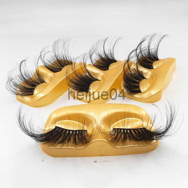 

70mm 1 Pair 3D False Eyelashes Super Long Exaggeration Fluffy Dramatic Mink Lashes