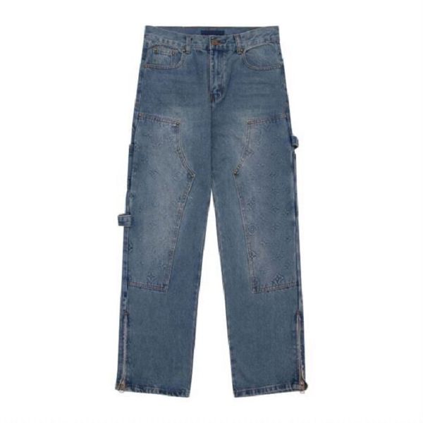 

men's plus size pants men's jeans full stamped letter printing women's men's hip-hop fashion casual pants m-3xl, Black;brown
