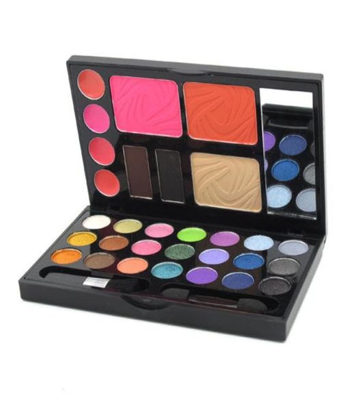 

new makeup set 21 colors eyeshadow 2 colors brow powder blusher lip gloss combo make up kit palette with mirror 7166303