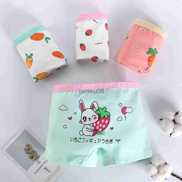 

panties 4 pieces of children's underwear cartoon rabbit carrot giraffe children's shorts girl infant fashion underwear cotton x080, Camo
