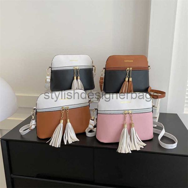 

shoulder bags trendy and minimalist tassel small square bag for women's fashion one shoulder bag for women's 2023 summer new casua