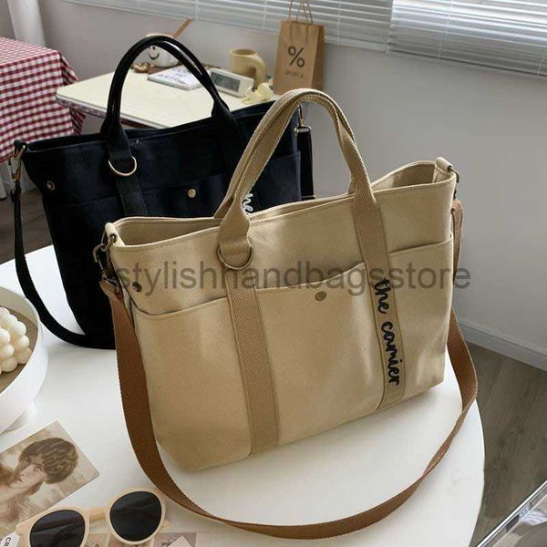 

totes hyloxyr women's casual handbag large thick canvas shoulder messenger bag zipper student school bag handbagstylishhandbagsstore
