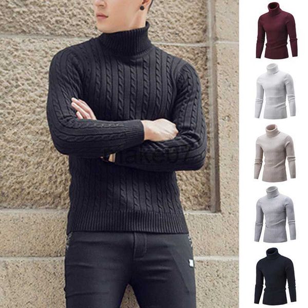 

men's sweaters winter high neck thick warm sweater men turtleneck mens sweaters slim fit pullover men knitwear new fashion male sweater, White;black