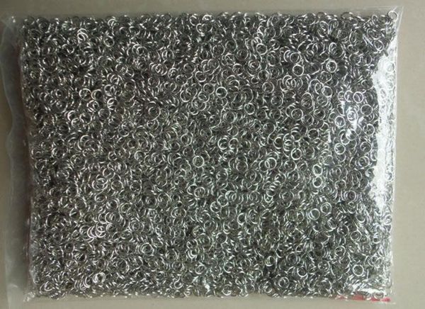

whole imitation rhodium plated closedopen jump rings round split rings diy jewelry connectors 412mm8662586, Silver