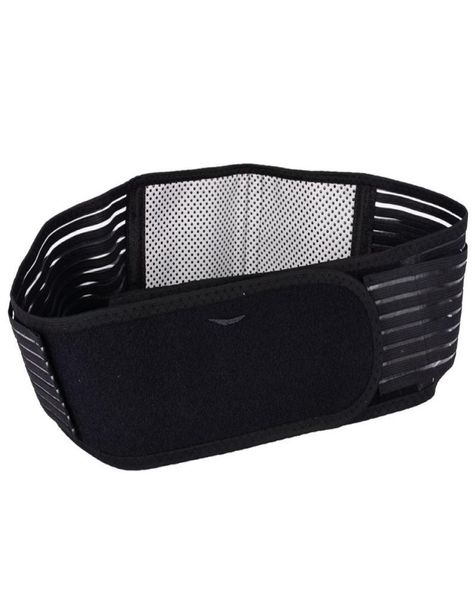 

tourmaline selfheating magnetic therapy waist support men039s sport waistband fitness breathable brace lower back safety belts6019799, Black;gray