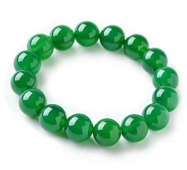 

new natural jade bracelet handmade chinese bracelet for women and men, Green;white
