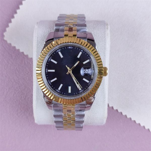 

datejust lady watch mens designer watches silver gold plated strap orologio 36/41mm 28/31mm business aaa watches men 126300 xb03 c23, Slivery;brown