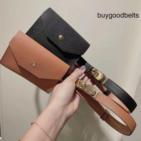

designer herm belts kelly belt bag new decorative belt for women adjustable perforated matching skirt suit genuine leather advanced, Black;green