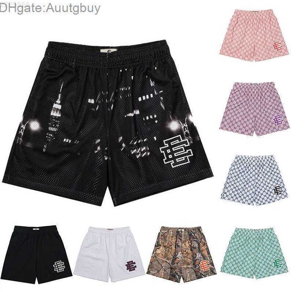 

jitf men's shorts 2023 eric emanuels ee basic mens womens designers fitness short mesh breathable beach pants sports series basketball, White;black