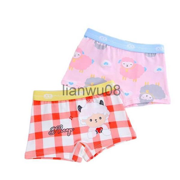 

panties 2pcs kid brief underwear plaid cartoon cute sheep painting underpants size children cotton soft thin briefs x0802, Camo