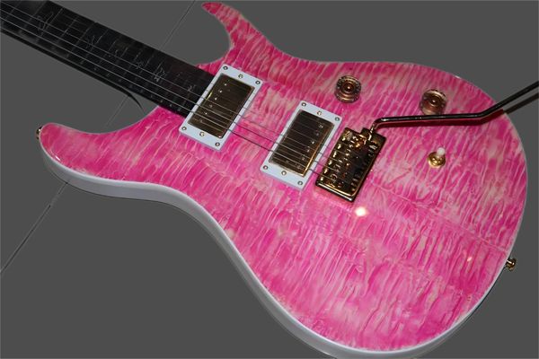 

custom whole new professional quality prs electric guitar pink explosion models6