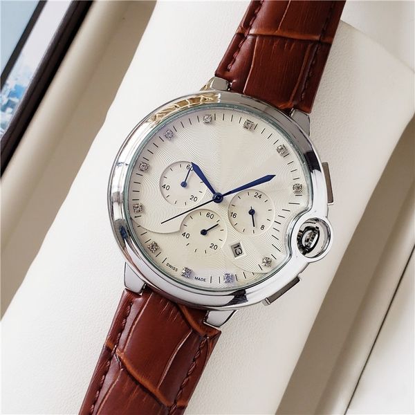 

all dials working automatic date men watches luxury fashion fabric band quartz movement clock leisure wrist watch fives, Slivery;golden