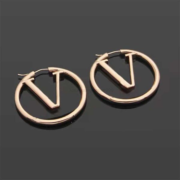 

classic luxury 2023 hoop popular earrings women's fashion charm gold silver double color earrings designer earrings, Golden;silver