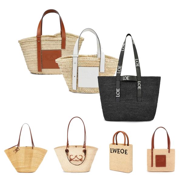 

luxury classic anagram beach bag womens crossbody pochette designer bags mens clutch fold shopper raffia handle handbag a5 tote straw weave
