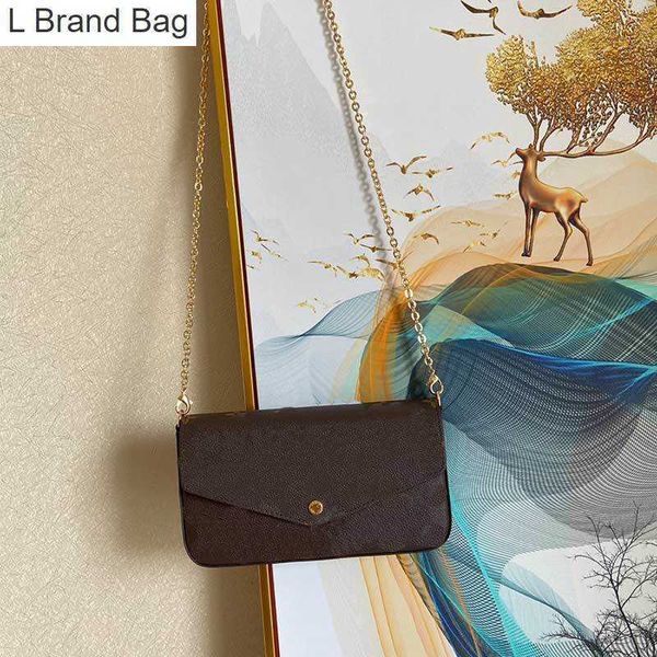 

l bag designer wallets shoulder crossbody bag luxurys handbag tote bag messenger bags chain wallet coin purse card holder 3ut2, Black