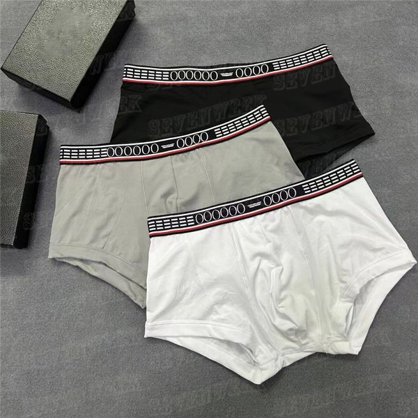 

underpants mens boxers underwear letter print cotton breathable underpant man boxer shorts high grade men underwears gifts, Black;white