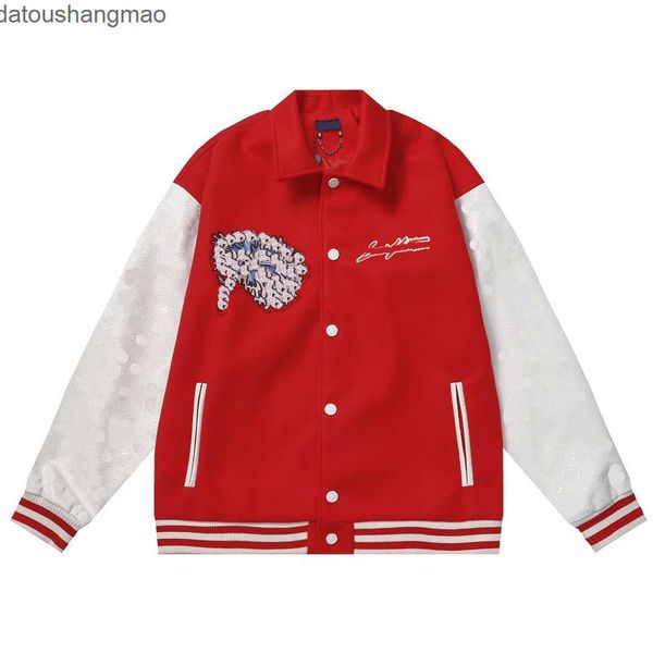 

jackets mens mens varsity leather baseball jacket men women vintage embroidery letter patchwork college coats hip hop bomber coat 0759, Black;brown