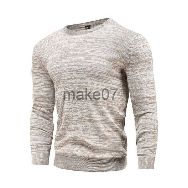 

men's sweaters 2021 new cotton pullover oneck men's sweater fashion solid color winter slim sweaters men navy knitwear j230802, White;black
