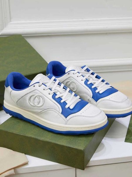 

sual shoe men women mac80 as distressed retro smudge marks effect canvas interlocking g mens womens luxury flat platform sneaker 35-45 hot, Black