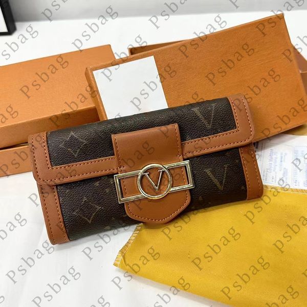 

wallet designer luxury handbags clutch bag card holder pu leather letter flower print women fashion purse wallet with box lianjin3128 sisi-2, Red;black
